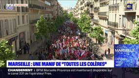 Marseille: des milliers de personnes ont défilé samedi pour la manifestation de "toutes les colères"