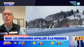 Neige en Alsace: les gendarmes appellent à la prudence sur les pistes