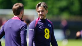 Jack Grealish à l'entraînement avec l'Angleterre 