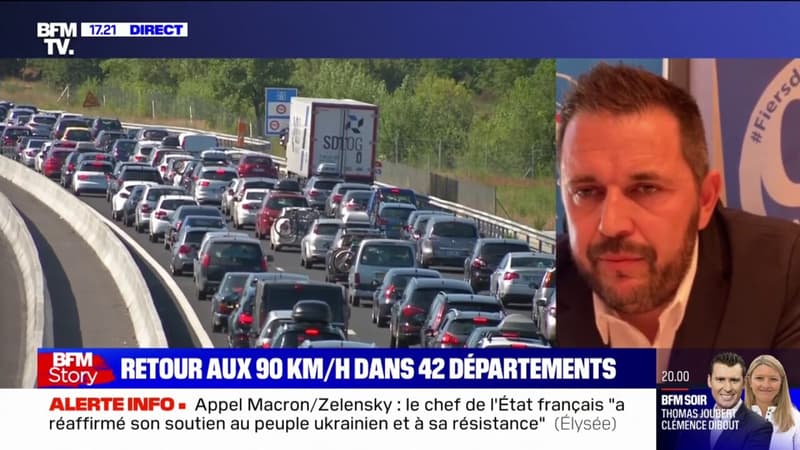 Le président de l'Ardèche explique pourquoi son département repassera aux 90 km/h en septembre
