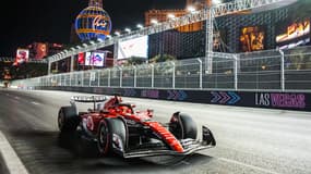 Charles Leclerc (Ferrari) à Las Vegas le 16 novembre 2023