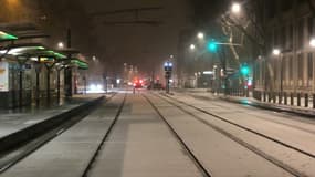 De la neige à Paris, le 10 février 2021.