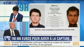 Attentat de Berlin: un avis de recherche lancé contre un suspect tunisien (1/2)