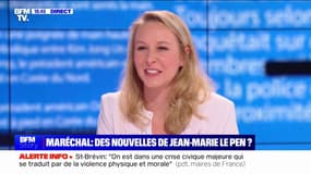 État de santé de Jean-Marie Le Pen: "Il a étonné les médecins par sa pugnacité" affirme Marion Maréchal
