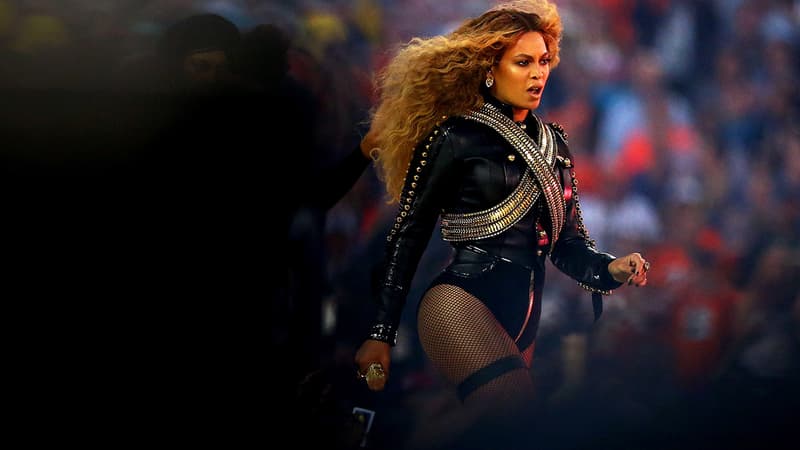 Beyoncé lors du Super Bowl le 7 février 2016