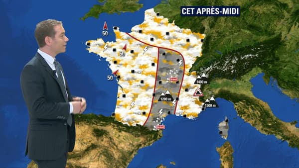Le temps lundi après-midi. Le temps lundi après-midi.