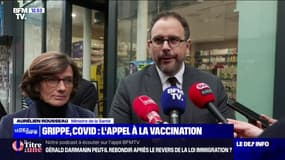 "Il faut un rebond de la vaccination" contre la grippe et le Covid-19, alerte Aurélien Rousseau, ministre de la Santé 