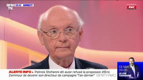 Immigration: Patrick Stefanini estime qu'Éric Ciotti est "légitime" à exprimer "des propositions fortes"