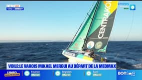 Voile: Mikael Mergui au départ de la Medmax