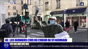 Saint-Germain: Ali Akbar, le dernier crieur de journaux de Paris prend sa retraite 