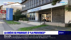 La grève débutée vendredi se poursuit à La Provence