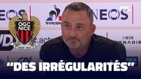 OGC Nice : "Des irrégularités dans nos séances", justifie Haise en recherche d'une première victoire