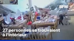 Etats-Unis: le toit d'un magasin s'effondre dans le New Jersey