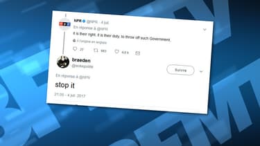 Les supporters de Donald Trump n'ont pas reconnu la Déclaration d'indépendance des Etats-Unis.
