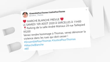 Une marche blanche est organisée pour Thomas le 1er août.