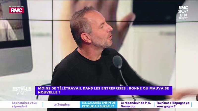 Diminuer le télétravail : "C'est une sorte d'acquis social", estime Jean-Philippe Doux