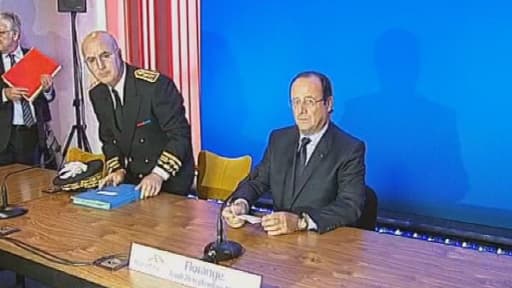 François Hollande a rencontré les syndicats de l'usine ArcelorMittal jeudi matin.