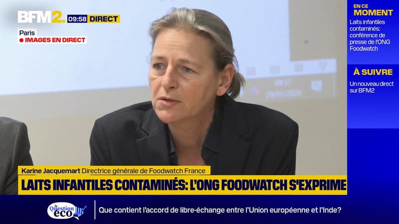 Laits infantiles contaminés: Foodwatch dénonce des multinationales "récidivistes" qui "préfèrent mettre sous le tapis des informations vitales"