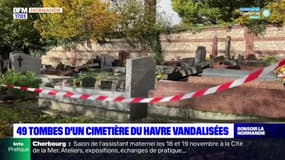 Seine-Maritime: 49 tombes d'un cimetière du Havre vandalisées