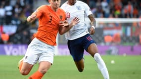 Matthijs De Ligt et Marcus Rashford à la lutte