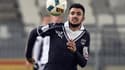 Gaëtan Laborde avec le maillot actuel des Girondins de Bordeaux.