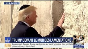A Jérusalem, Donald Trump se recueille devant le mur des Lamentations 