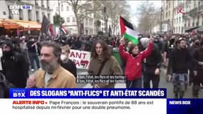 Manifestation contre le racisme à Paris : des slogans "anti-flics" et anti-État scandés - 22/03