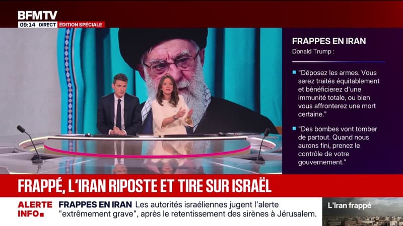 L'armée israélienne annonce avoir détecté des missiles tirés depuis l'Iran en riposte