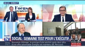 Focus Première : Semaine test pour l'executif dans le milieu social