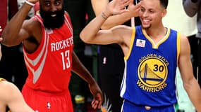 James Harden et Stephen Curry 