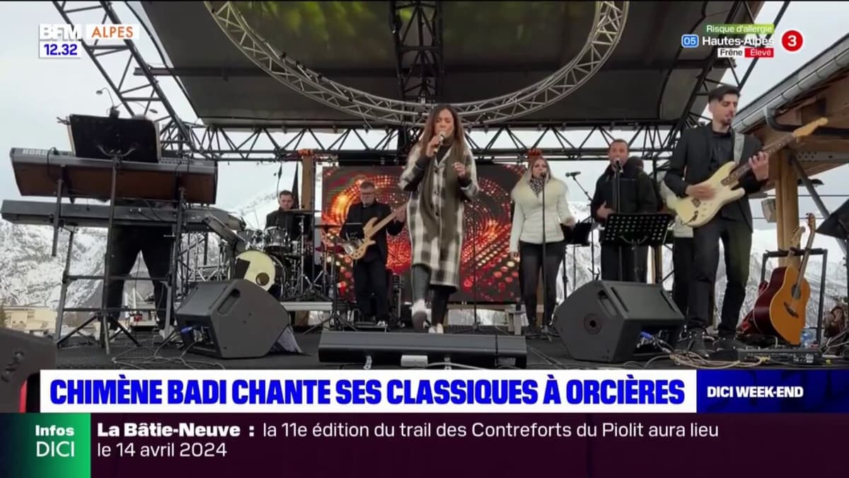 Orcières: Chimène Badi chante ses classiques et son dernier album