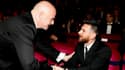 Gianni Infantino et Lionel Messi