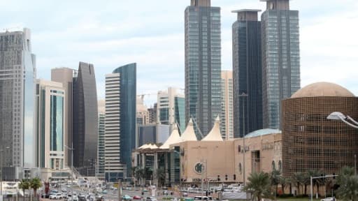 Des gratte-ciels de Doha, le 24 novembre 2015