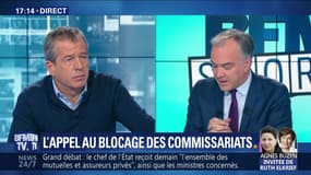 L'appel au blocage des commissariats