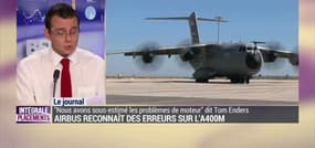 Airbus reconnaît des erreurs sur l'A400M