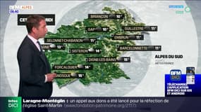 Météo Alpes du Sud: un mercredi nuageux et pluvieux