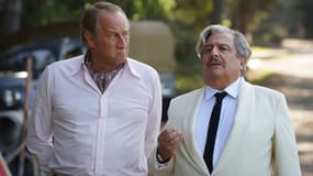 Benoît Poelvoorde et Christian Clavier dans "Mystère à Saint-Tropez"