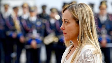 Giorgia Meloni à Rome, le 17 octobre 2023.