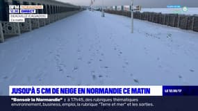 Jusqu'à 5cm de neige en Normandie ce mercredi matin