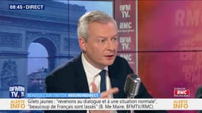 Bruno Le Maire face à Jean-Jacques Bourdin en direct