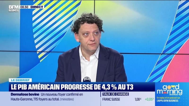 Le débrief de l'actu : Le PIB américain progresse de 4,3% au T3 - 24/12