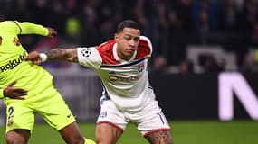 Memphis Depay a déçu face au Barça.