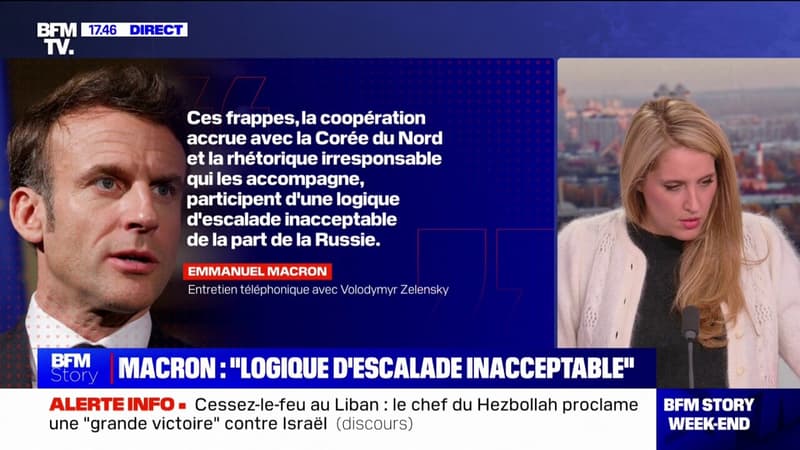 Guerre en Ukraine: Emmanuel Macron dénonce 