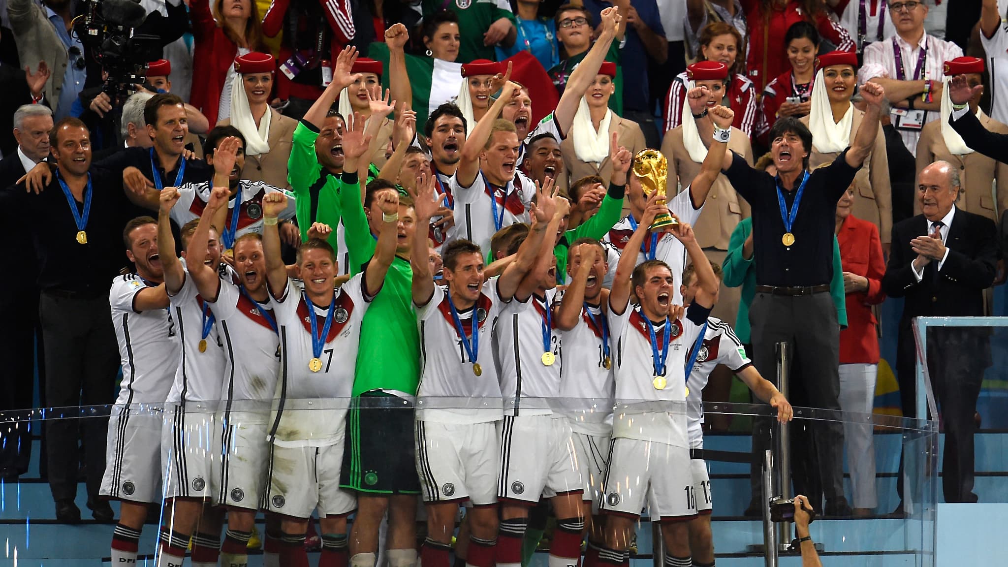 Löw avait mené l'Allemagne au titre mondial en 2014