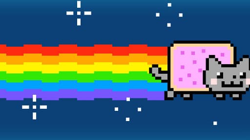Le Nyan cat, un incontournable du GIF.