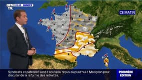 Du vent et de la pluie sur la moitié nord du pays et du soleil au sud