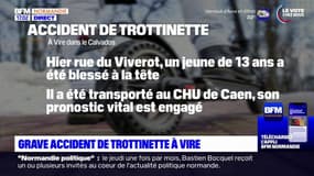Calvados: un adolescent entre la vie et la mort après un accident de trottinette à Vire