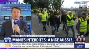 "Cette montée en puissance des violences est devenue inacceptable": Christian Estrosi (LR) souhaite l'interdiction des manifestations à Nice 