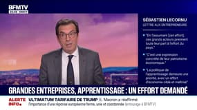 Budget: "L'effort est ciblé sur les grandes entreprises, c'est vrai", déclare Jean-Pierre Farandou, ministre du Travail