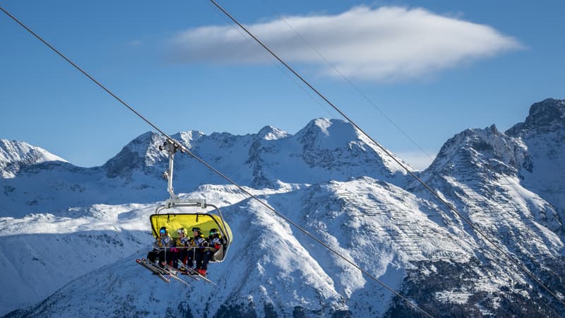 Vue de Saint-Moritz